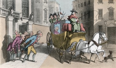 Servizio a un nobile, illustrazione da 